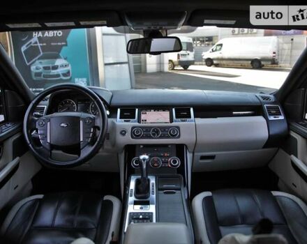 Чорний Ленд Ровер Range Rover Sport, об'ємом двигуна 5 л та пробігом 105 тис. км за 25700 $, фото 10 на Automoto.ua