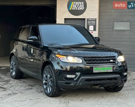 Чорний Ленд Ровер Range Rover Sport, об'ємом двигуна 5 л та пробігом 170 тис. км за 21900 $, фото 2 на Automoto.ua