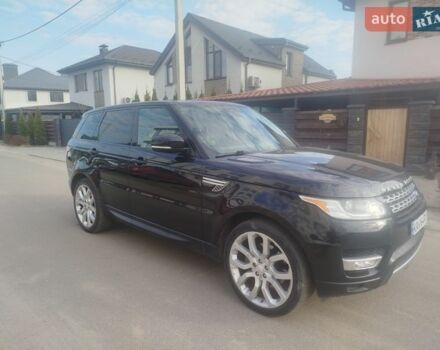 Чорний Ленд Ровер Range Rover Sport, об'ємом двигуна 3 л та пробігом 219 тис. км за 21500 $, фото 1 на Automoto.ua