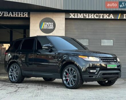 Чорний Ленд Ровер Range Rover Sport, об'ємом двигуна 5 л та пробігом 170 тис. км за 21900 $, фото 4 на Automoto.ua