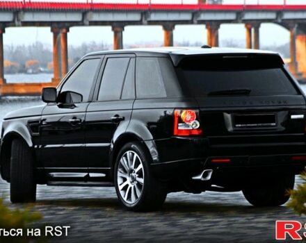 Чорний Ленд Ровер Range Rover Sport, об'ємом двигуна 3 л та пробігом 137 тис. км за 18700 $, фото 6 на Automoto.ua