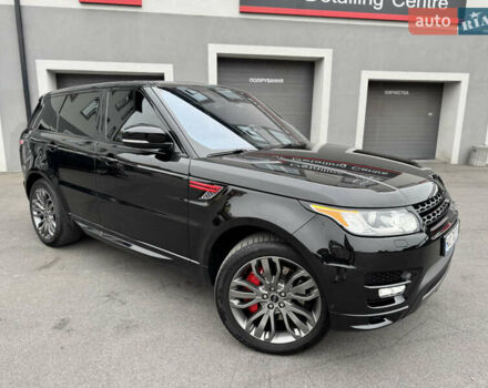Чорний Ленд Ровер Range Rover Sport, об'ємом двигуна 5 л та пробігом 143 тис. км за 28500 $, фото 3 на Automoto.ua