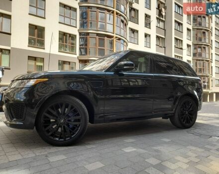 Чорний Ленд Ровер Range Rover Sport, об'ємом двигуна 5 л та пробігом 144 тис. км за 36999 $, фото 4 на Automoto.ua