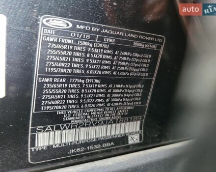 Чорний Ленд Ровер Range Rover Sport, об'ємом двигуна 3 л та пробігом 76 тис. км за 10000 $, фото 10 на Automoto.ua