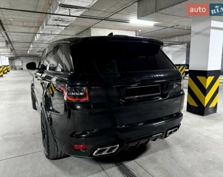 Черный Ленд Ровер Рендж Ровер Спорт, объемом двигателя 5 л и пробегом 82 тыс. км за 71000 $, фото 7 на Automoto.ua