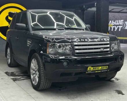 Черный Ленд Ровер Рендж Ровер Спорт, объемом двигателя 4.2 л и пробегом 207 тыс. км за 9900 $, фото 1 на Automoto.ua