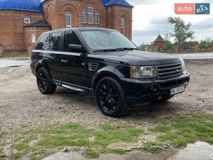 Черный Ленд Ровер Рендж Ровер Спорт, объемом двигателя 2.7 л и пробегом 450 тыс. км за 11100 $, фото 1 на Automoto.ua