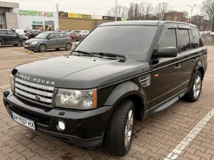 Черный Ленд Ровер Рендж Ровер Спорт, объемом двигателя 4.2 л и пробегом 210 тыс. км за 9900 $, фото 1 на Automoto.ua