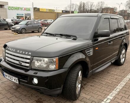 Черный Ленд Ровер Рендж Ровер Спорт, объемом двигателя 4.2 л и пробегом 210 тыс. км за 9900 $, фото 1 на Automoto.ua