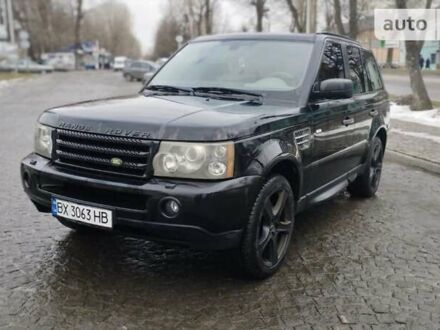 Чорний Ленд Ровер Range Rover Sport, об'ємом двигуна 2.7 л та пробігом 219 тис. км за 11500 $, фото 1 на Automoto.ua