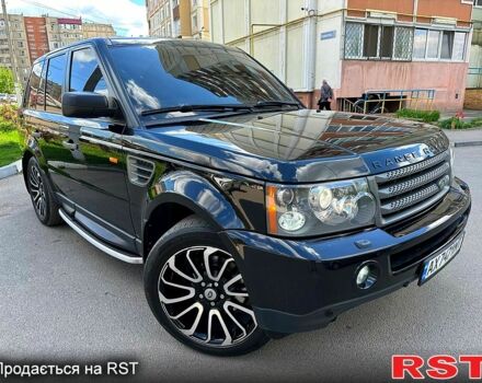 Чорний Ленд Ровер Range Rover Sport, об'ємом двигуна 4.4 л та пробігом 137 тис. км за 11800 $, фото 1 на Automoto.ua