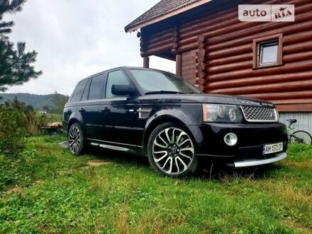 Ленд Ровер Рендж Ровер Спорт 2012 в Ивано-Франковске на Automoto.ua Черный Ленд Ровер Рендж Ровер Спорт, объемом двигателя 3 л и пробегом 210 тыс. км за 19500 $, фото 1 на Automoto.ua