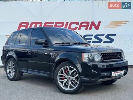 Чорний Ленд Ровер Range Rover Sport, об'ємом двигуна 5 л та пробігом 209 тис. км за 11990 $, фото 1 на Automoto.ua