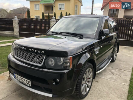 Ленд Ровер Range Rover Sport 2012 у Івано-Франківську на Automoto.ua Чорний Ленд Ровер Range Rover Sport, об'ємом двигуна 5 л та пробігом 140 тис. км за 17500 $, фото 1 на Automoto.ua