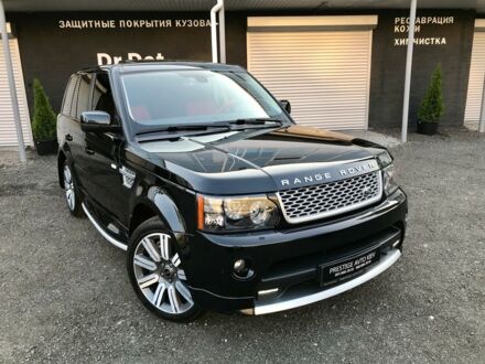 Чорний Ленд Ровер Range Rover Sport, об'ємом двигуна 5 л та пробігом 100 тис. км за 31500 $, фото 1 на Automoto.ua
