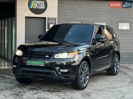 Чорний Ленд Ровер Range Rover Sport, об'ємом двигуна 5 л та пробігом 170 тис. км за 21900 $, фото 1 на Automoto.ua