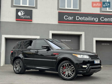 Черный Ленд Ровер Рендж Ровер Спорт, объемом двигателя 5 л и пробегом 143 тыс. км за 28500 $, фото 1 на Automoto.ua