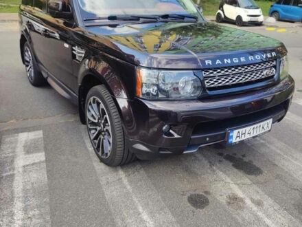 Фиолетовый Ленд Ровер Рендж Ровер Спорт, объемом двигателя 5 л и пробегом 195 тыс. км за 21000 $, фото 1 на Automoto.ua