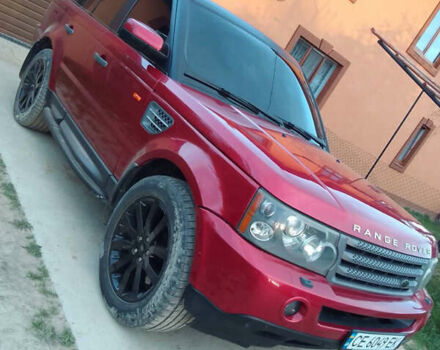 Красный Ленд Ровер Рендж Ровер Спорт, объемом двигателя 4.2 л и пробегом 179 тыс. км за 9515 $, фото 2 на Automoto.ua