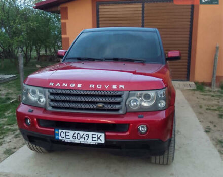 Красный Ленд Ровер Рендж Ровер Спорт, объемом двигателя 4.2 л и пробегом 179 тыс. км за 9515 $, фото 3 на Automoto.ua