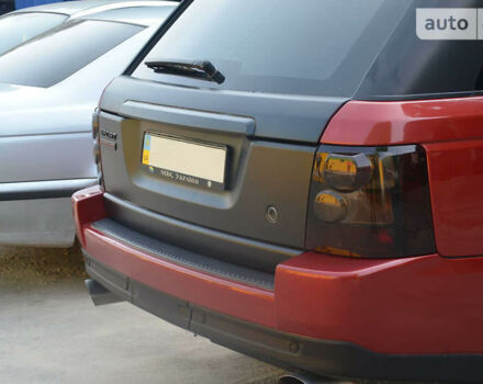 Червоний Ленд Ровер Range Rover Sport, об'ємом двигуна 4.2 л та пробігом 140 тис. км за 15200 $, фото 12 на Automoto.ua