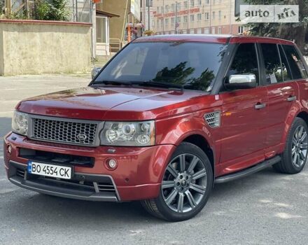 Червоний Ленд Ровер Range Rover Sport, об'ємом двигуна 4.2 л та пробігом 186 тис. км за 12900 $, фото 27 на Automoto.ua