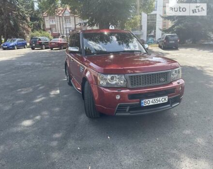 Червоний Ленд Ровер Range Rover Sport, об'ємом двигуна 4.2 л та пробігом 186 тис. км за 12900 $, фото 8 на Automoto.ua