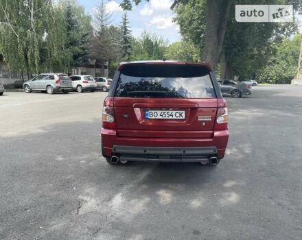 Червоний Ленд Ровер Range Rover Sport, об'ємом двигуна 4.2 л та пробігом 186 тис. км за 12900 $, фото 3 на Automoto.ua