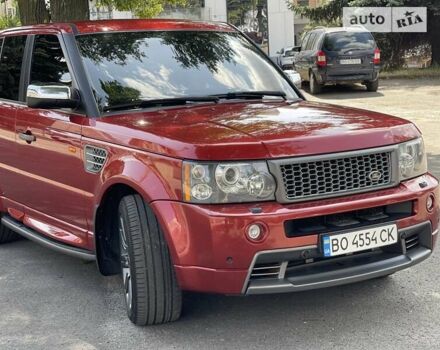 Червоний Ленд Ровер Range Rover Sport, об'ємом двигуна 4.2 л та пробігом 186 тис. км за 12900 $, фото 24 на Automoto.ua