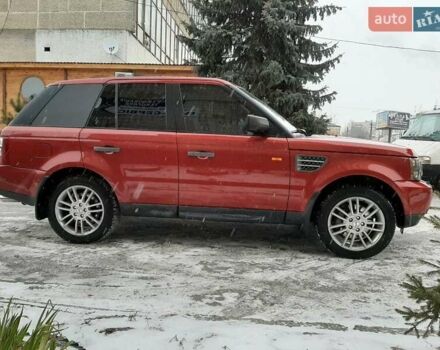 Красный Ленд Ровер Рендж Ровер Спорт, объемом двигателя 4.2 л и пробегом 175 тыс. км за 12200 $, фото 12 на Automoto.ua