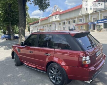 Червоний Ленд Ровер Range Rover Sport, об'ємом двигуна 4.2 л та пробігом 186 тис. км за 12900 $, фото 15 на Automoto.ua