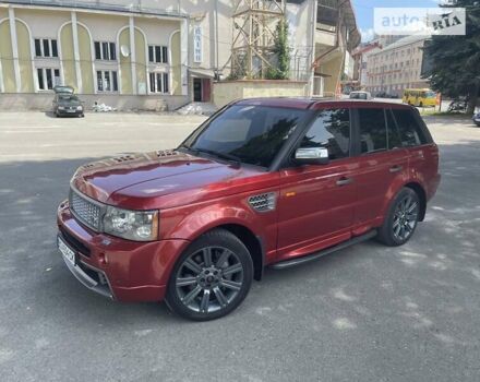 Червоний Ленд Ровер Range Rover Sport, об'ємом двигуна 4.2 л та пробігом 186 тис. км за 12900 $, фото 12 на Automoto.ua