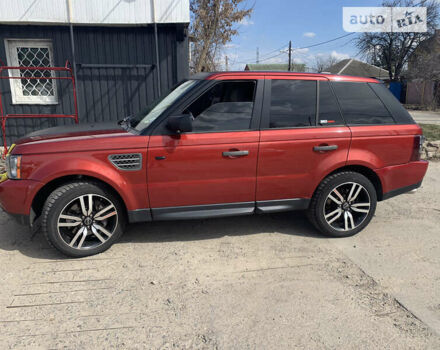 Червоний Ленд Ровер Range Rover Sport, об'ємом двигуна 4.2 л та пробігом 161 тис. км за 11000 $, фото 5 на Automoto.ua