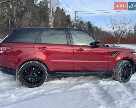 Червоний Ленд Ровер Range Rover Sport, об'ємом двигуна 5 л та пробігом 191 тис. км за 23500 $, фото 14 на Automoto.ua