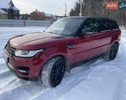 Червоний Ленд Ровер Range Rover Sport, об'ємом двигуна 5 л та пробігом 191 тис. км за 23500 $, фото 5 на Automoto.ua