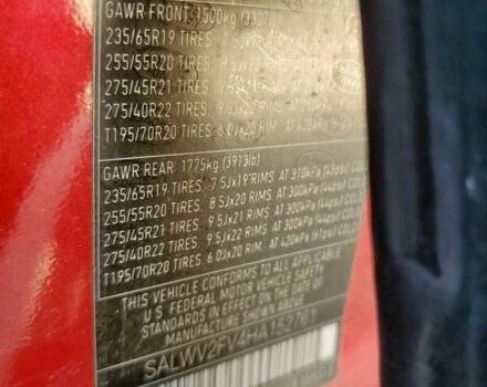 Красный Ленд Ровер Рендж Ровер Спорт, объемом двигателя 3 л и пробегом 99 тыс. км за 6200 $, фото 12 на Automoto.ua