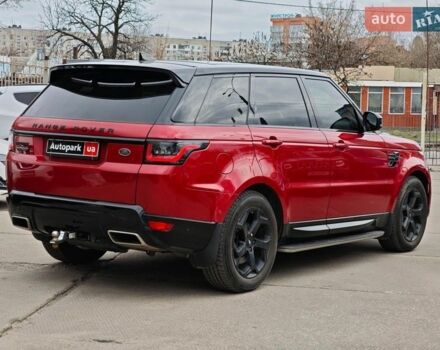 Червоний Ленд Ровер Range Rover Sport, об'ємом двигуна 3 л та пробігом 82 тис. км за 46990 $, фото 9 на Automoto.ua