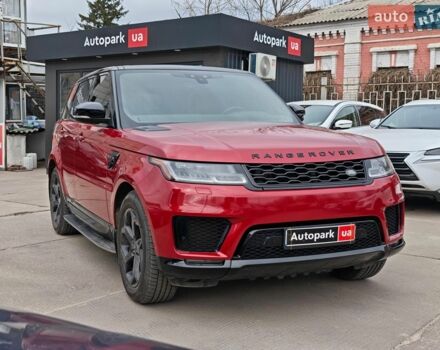 Червоний Ленд Ровер Range Rover Sport, об'ємом двигуна 3 л та пробігом 82 тис. км за 40390 $, фото 2 на Automoto.ua