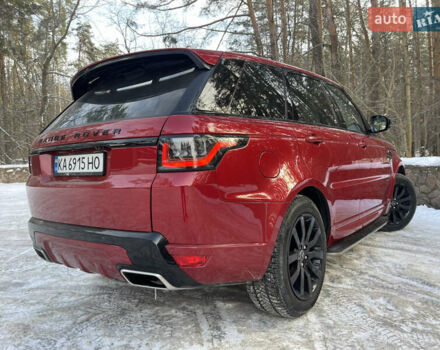 Червоний Ленд Ровер Range Rover Sport, об'ємом двигуна 3 л та пробігом 98 тис. км за 49500 $, фото 2 на Automoto.ua