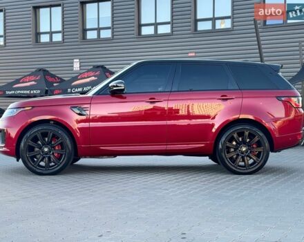 Червоний Ленд Ровер Range Rover Sport, об'ємом двигуна 5 л та пробігом 98 тис. км за 49900 $, фото 7 на Automoto.ua