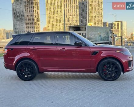 Червоний Ленд Ровер Range Rover Sport, об'ємом двигуна 5 л та пробігом 90 тис. км за 58900 $, фото 8 на Automoto.ua