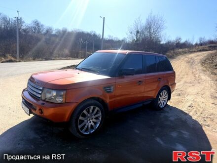Красный Ленд Ровер Рендж Ровер Спорт, объемом двигателя 4.2 л и пробегом 260 тыс. км за 7000 $, фото 1 на Automoto.ua