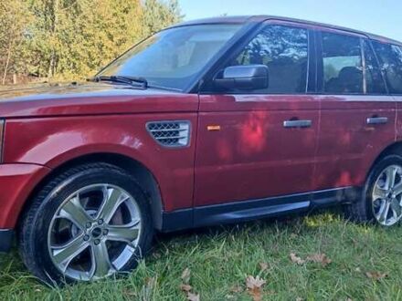 Красный Ленд Ровер Рендж Ровер Спорт, объемом двигателя 4.2 л и пробегом 220 тыс. км за 9500 $, фото 1 на Automoto.ua