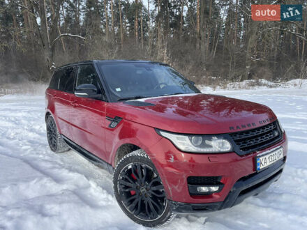 Червоний Ленд Ровер Range Rover Sport, об'ємом двигуна 5 л та пробігом 191 тис. км за 23500 $, фото 1 на Automoto.ua