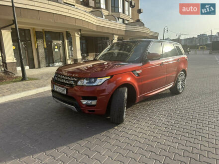 Ленд Ровер Range Rover Sport 2014 у Києві на Automoto.ua Червоний Ленд Ровер Range Rover Sport, об'ємом двигуна 5 л та пробігом 72 тис. км за 29000 $, фото 1 на Automoto.ua