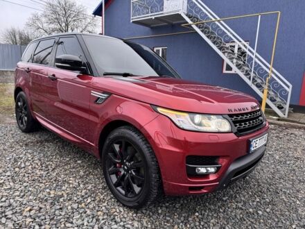 Ленд Ровер Range Rover Sport 2014 у Чернівцях на Automoto.ua Червоний Ленд Ровер Range Rover Sport, об'ємом двигуна 3 л та пробігом 141 тис. км за 40000 $, фото 1 на Automoto.ua