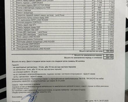 Ленд Ровер Range Rover Sport, об'ємом двигуна 2.99 л та пробігом 200 тис. км за 31000 $, фото 19 на Automoto.ua