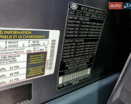 Сірий Ленд Ровер Range Rover Sport, об'ємом двигуна 2.99 л та пробігом 109 тис. км за 6500 $, фото 12 на Automoto.ua