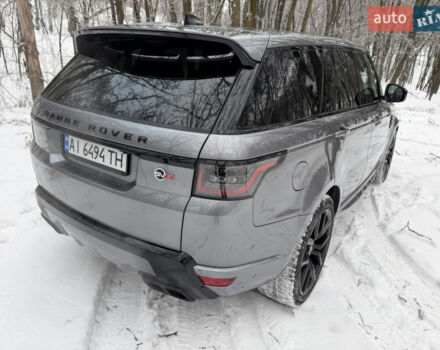 Сірий Ленд Ровер Range Rover Sport, об'ємом двигуна 5 л та пробігом 49 тис. км за 64500 $, фото 4 на Automoto.ua