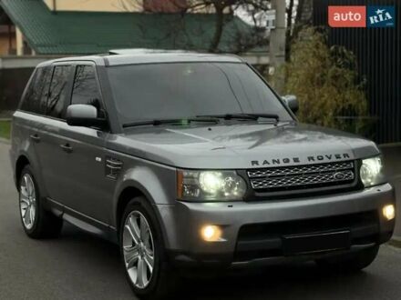 Серый Ленд Ровер Рендж Ровер Спорт, объемом двигателя 5 л и пробегом 227 тыс. км за 12999 $, фото 1 на Automoto.ua